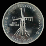 1976 Turks & Caicos Islands 10 Crown